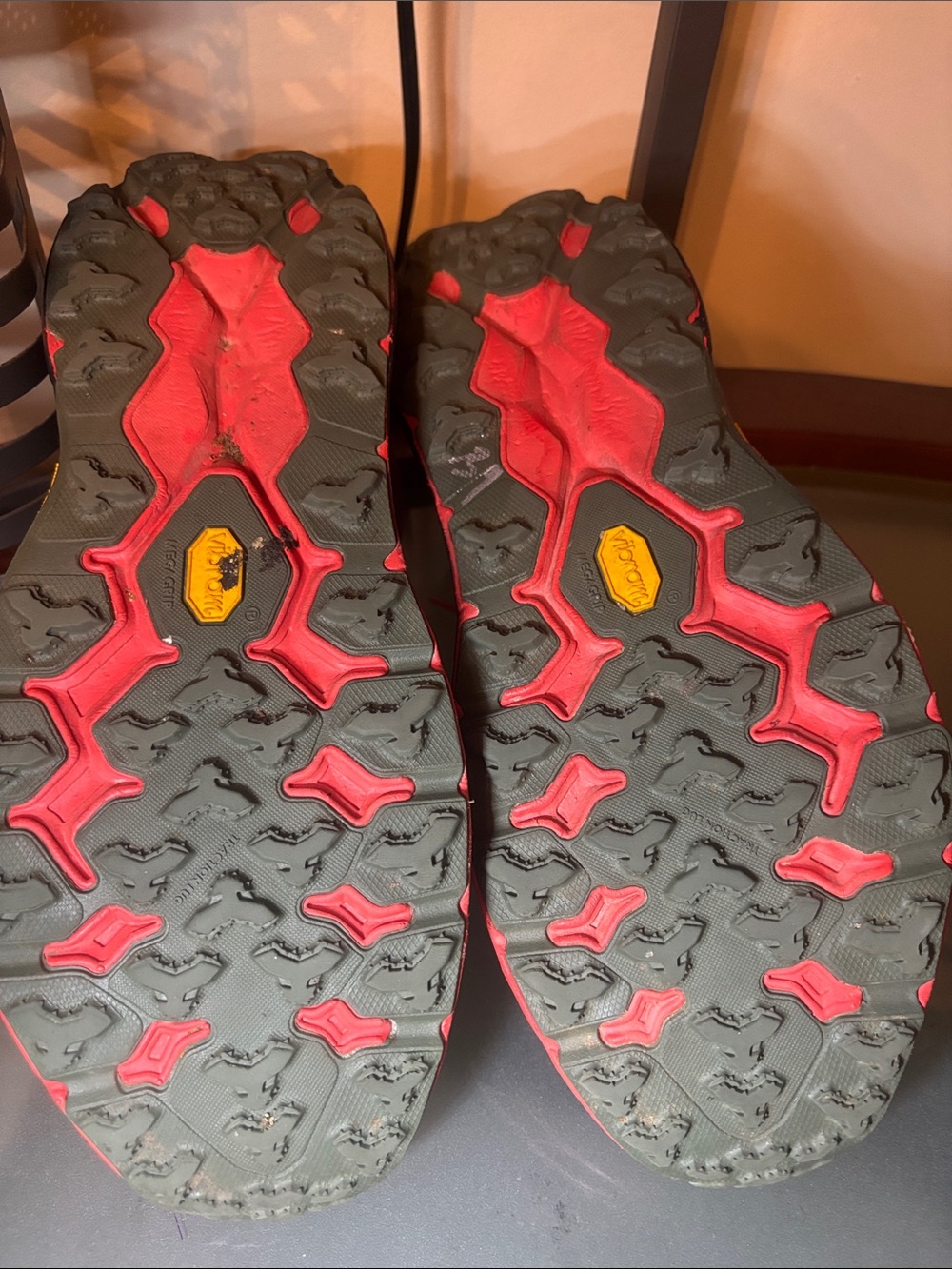 Red Hoka Speedgoat5 Running Shoes - Picture 11 of 11